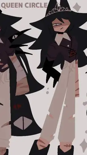 ai character: Queen Circle background