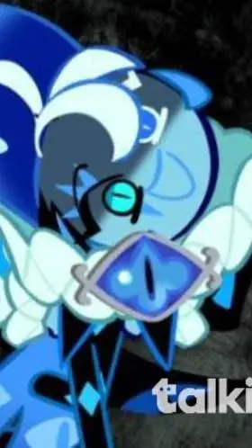 ai character: Shadow milk cookie background