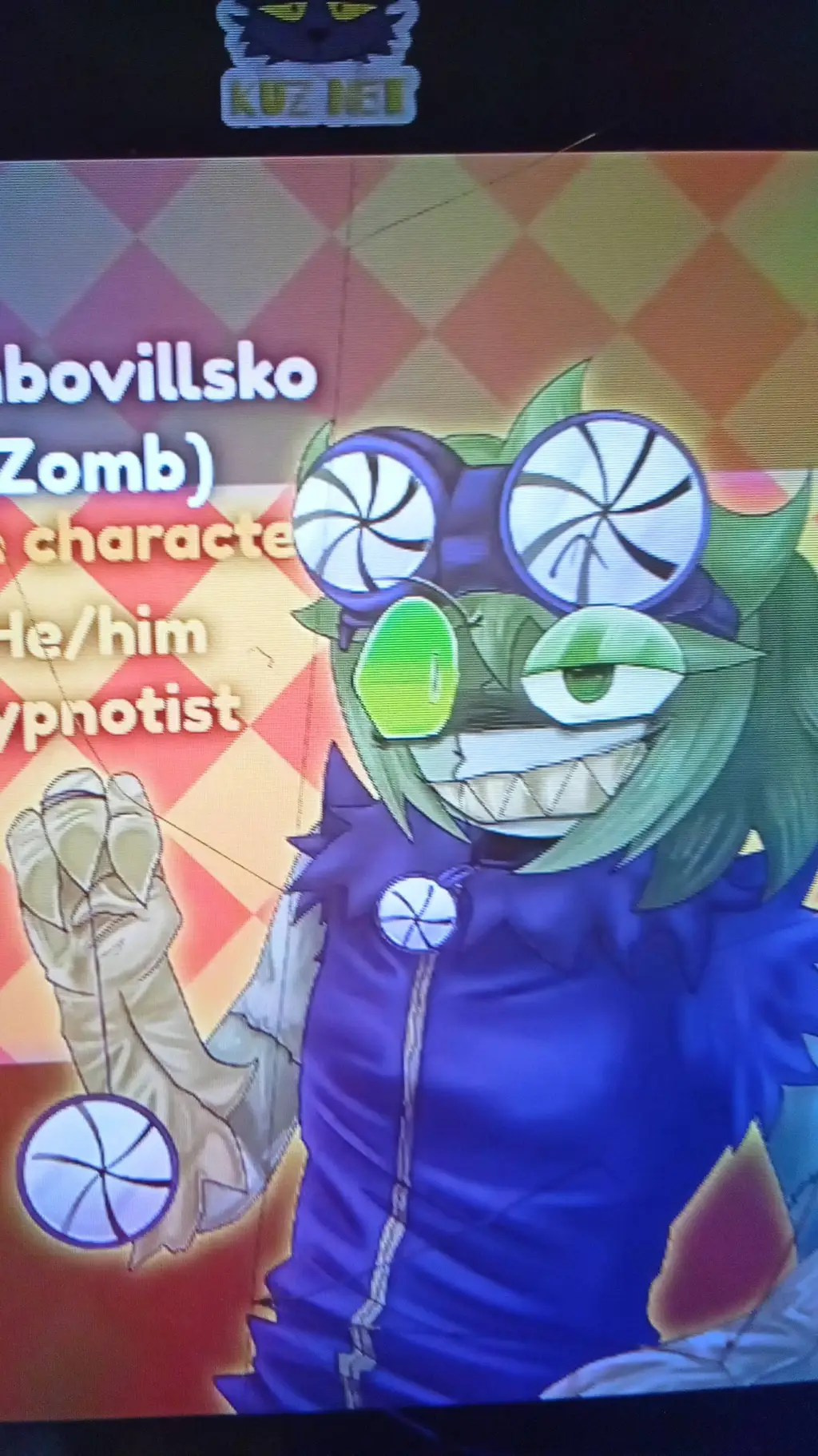 ai character: Zombovillsko background