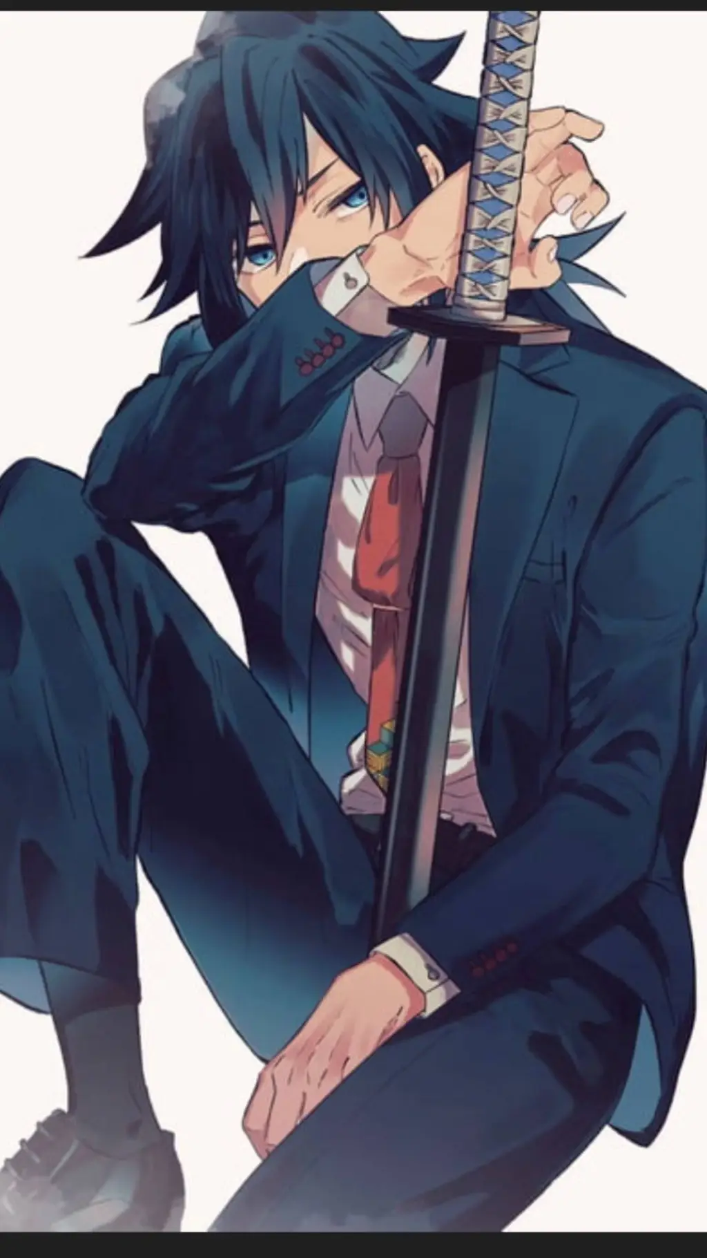 ai character: <Giyu tomioka> background