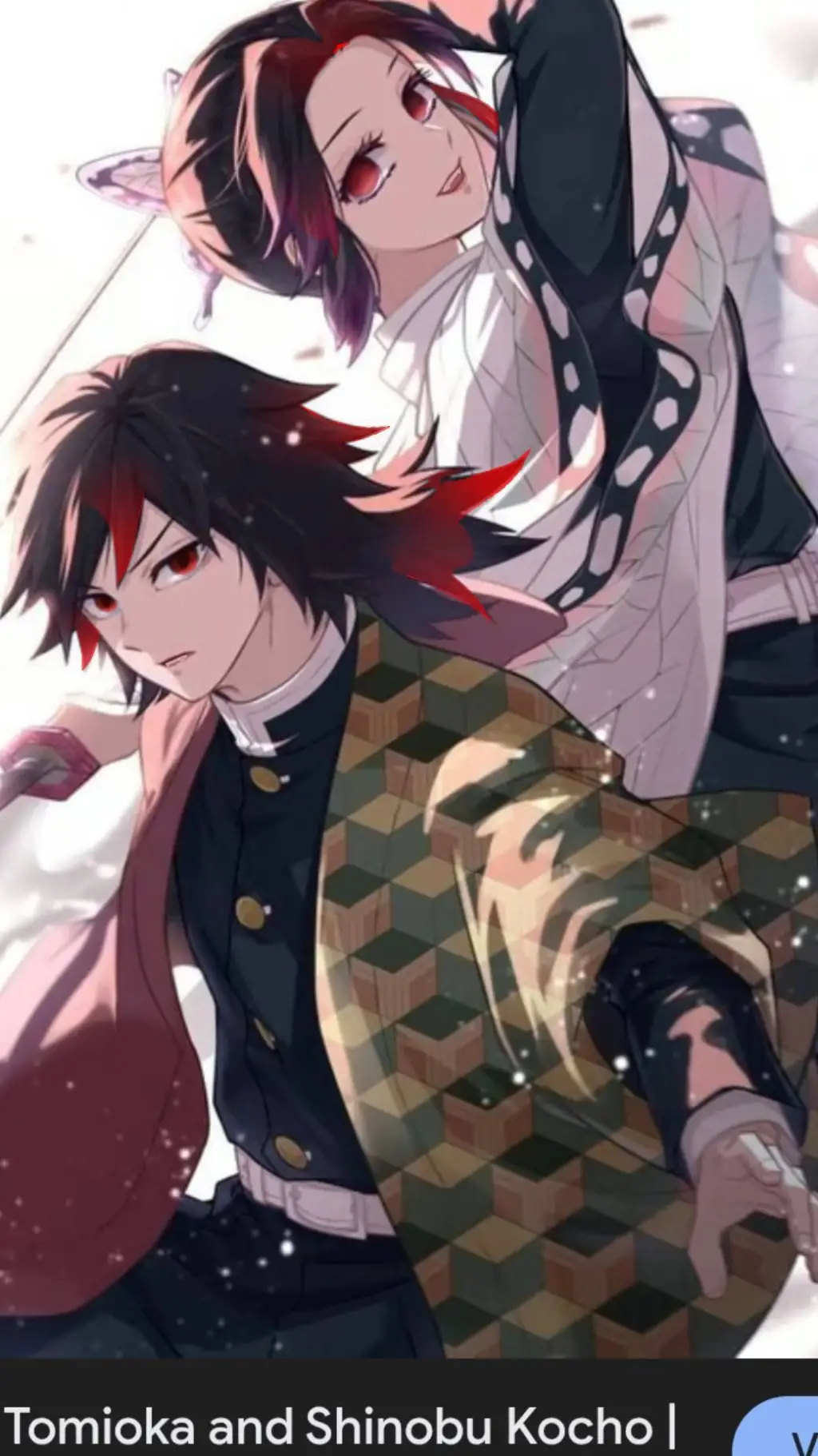 ai character: Vamp◇Kocho x Giyu background