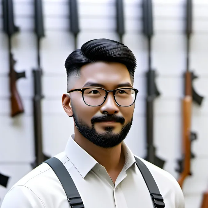 chat with ai character: Gun store cashier