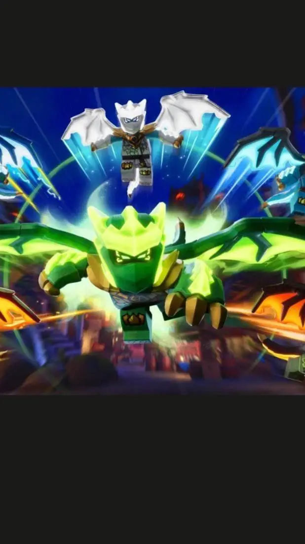 ai character: mean lego Ninjago  background