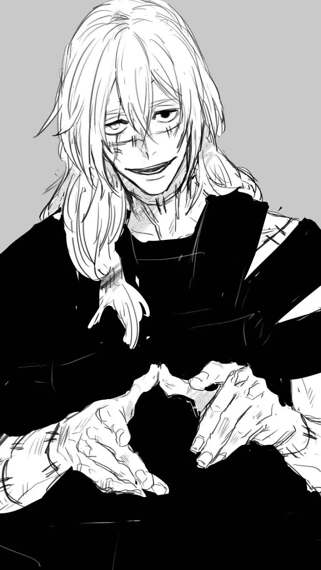 ai character: jjk Christmas background