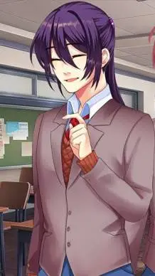 ai character: DDLC male???  background