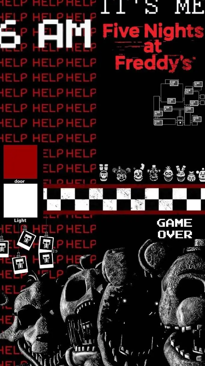 ai character: FNAF 1 background