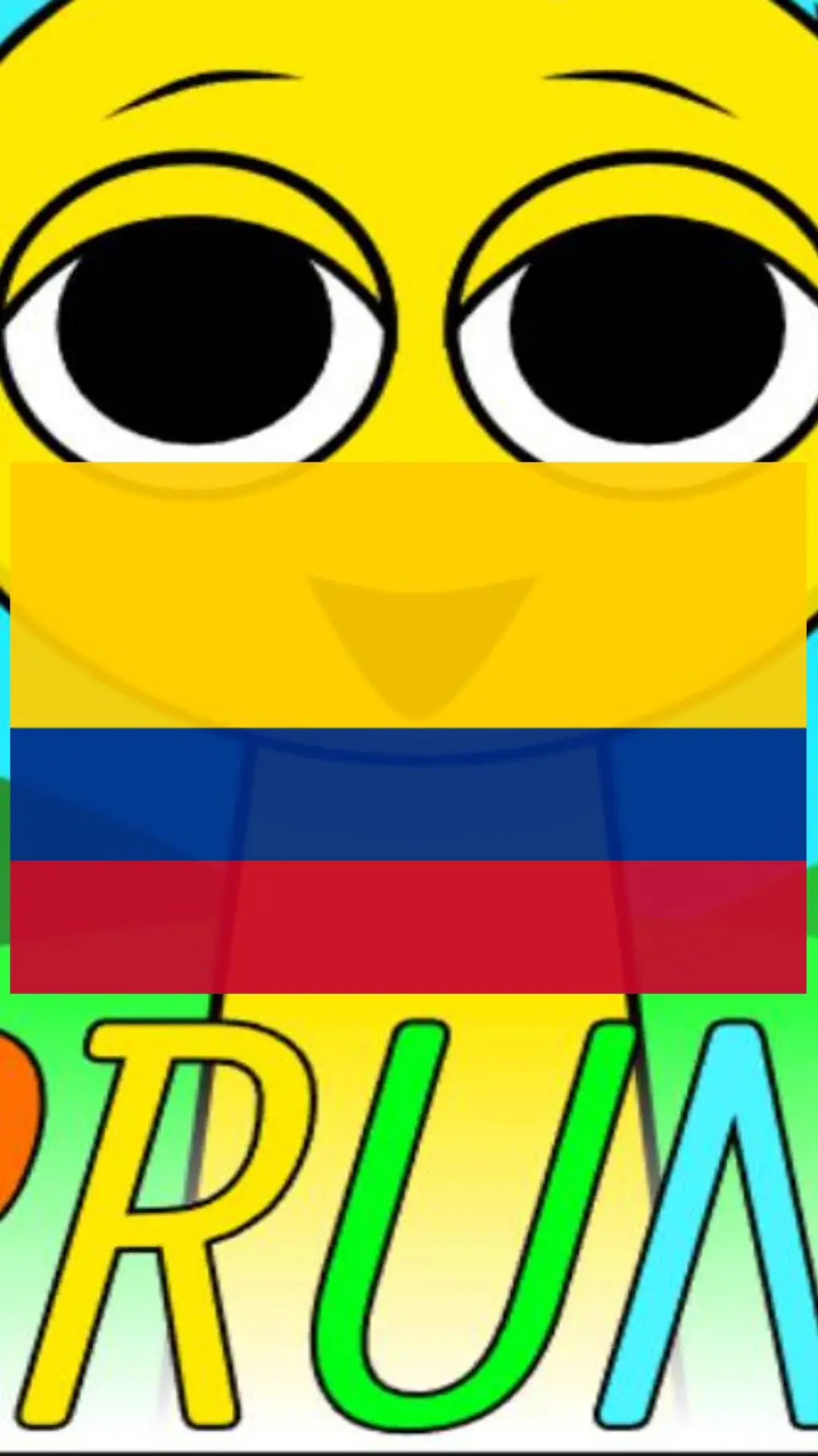 ai character: SPRUNKI COLOMBIANO background