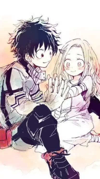 ai character: deku babysitting  background
