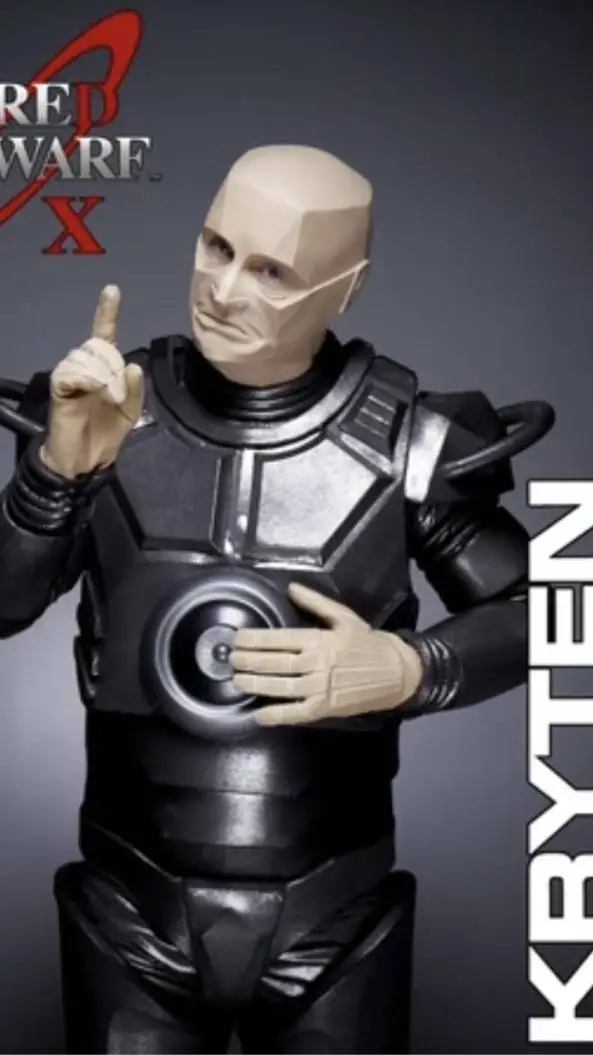 ai character: Kryten Red Dwarf! background