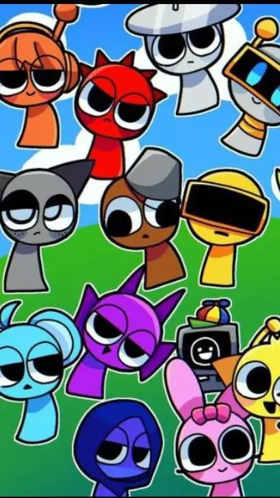 ai character: pijamada sprunki background