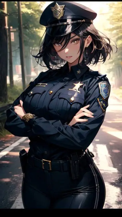 ai character: Policía 💅 background