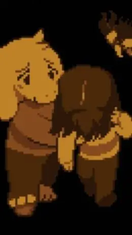 ai character: Undertale.. background