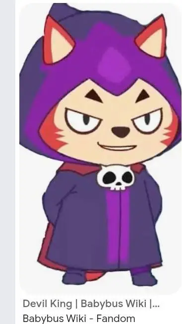 ai character: devil king babybus background