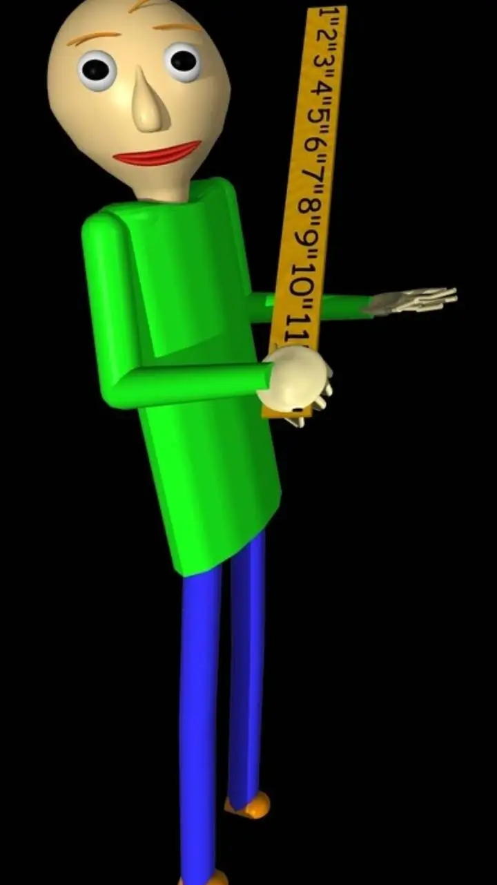 ai character: Baldi background
