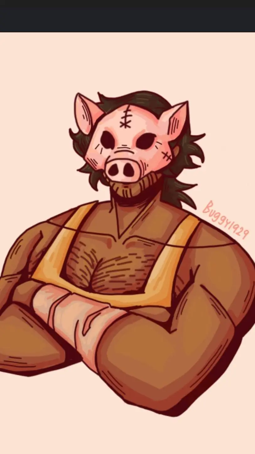 ai character: Leather background