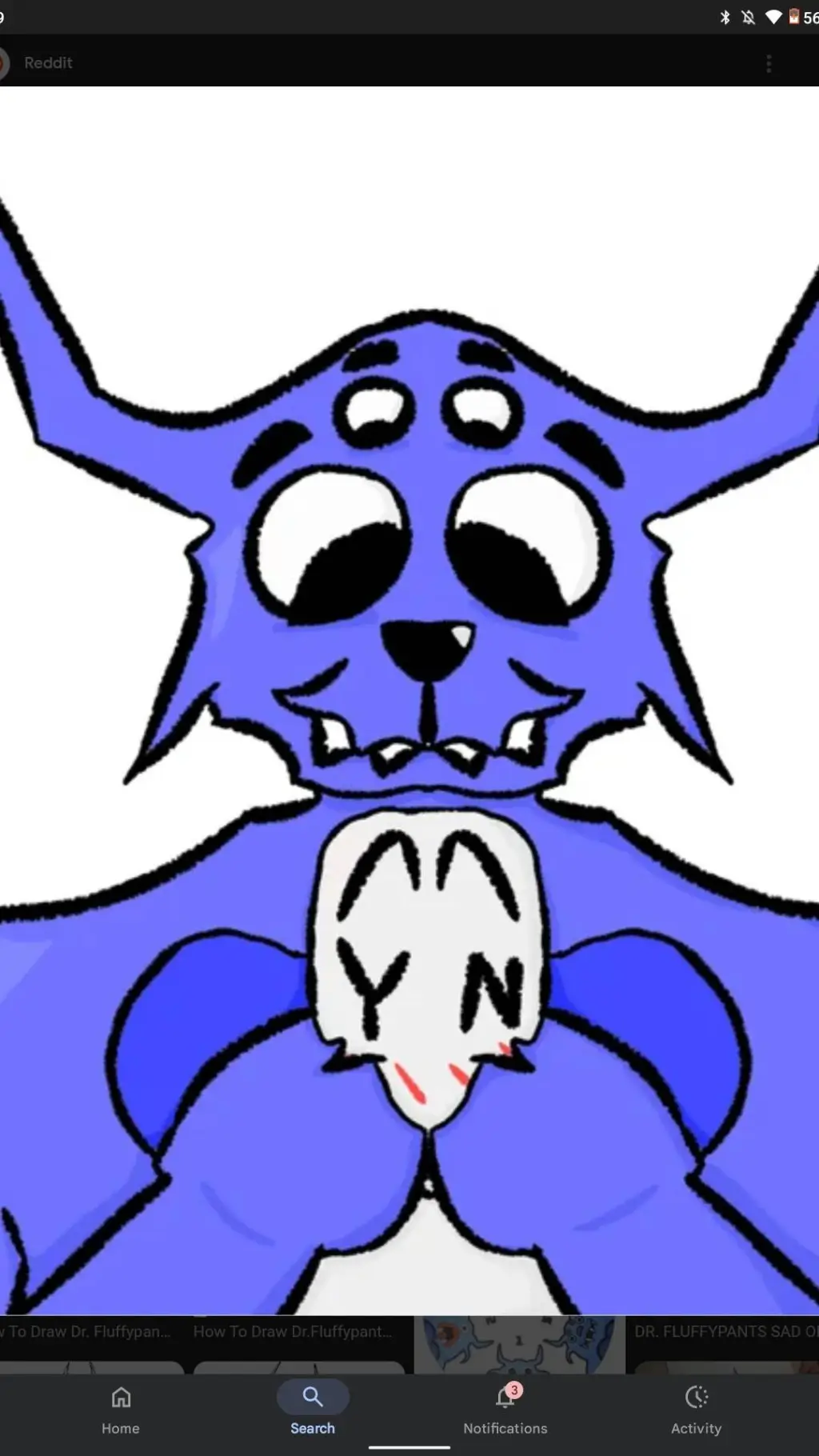 ai character: Dr. Fluffy Pants  background