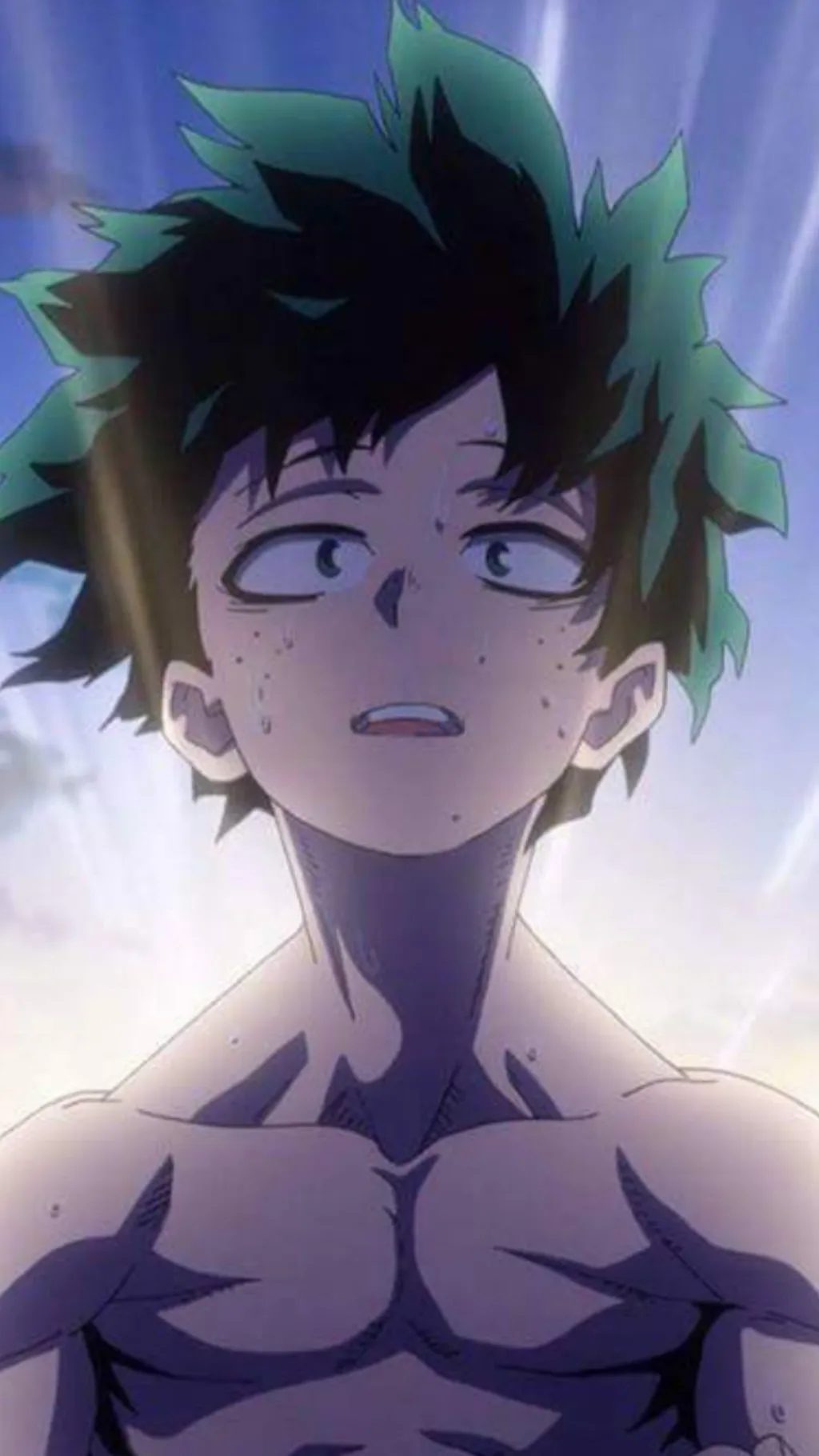 ai character: Deku hospital  background