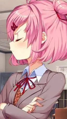 ai character: 🧁 Natsuki! 𑣲 background