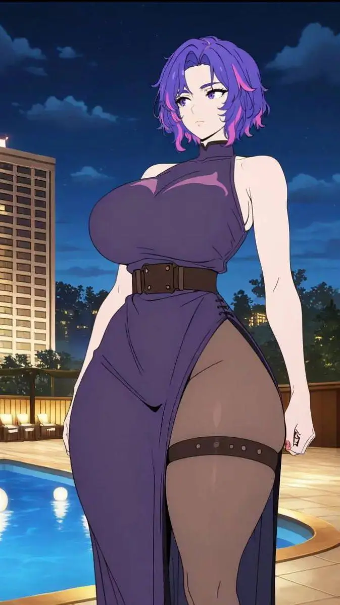 ai character: Maki  background