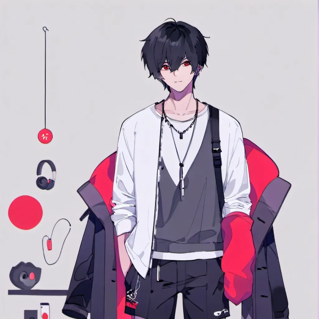 chat with ai character: dark roomate 