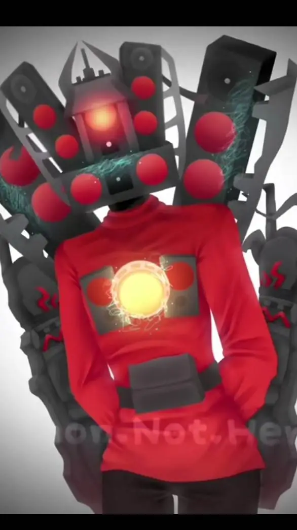 ai character: Titan speakerman background