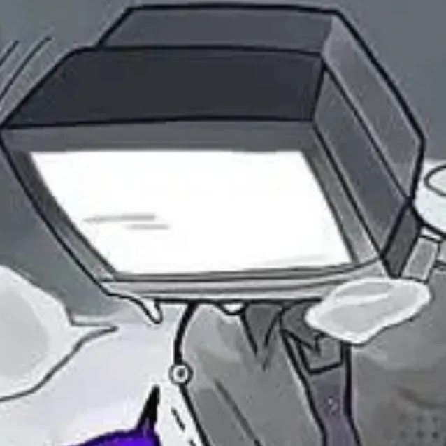 chat with ai character: large tv man