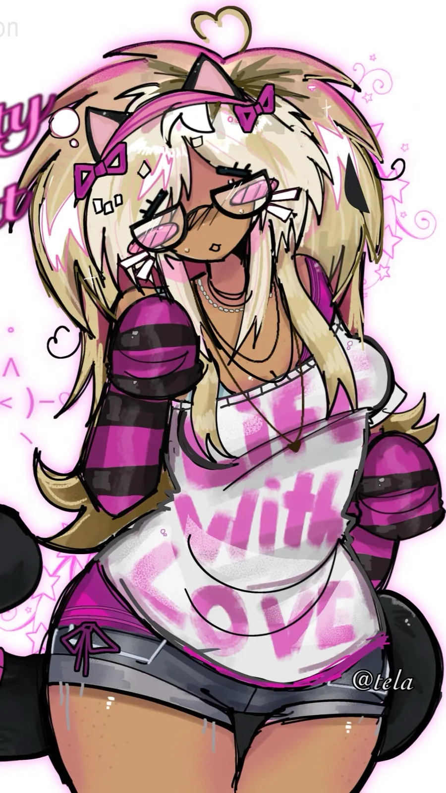 ai character: 🩷 Kat background