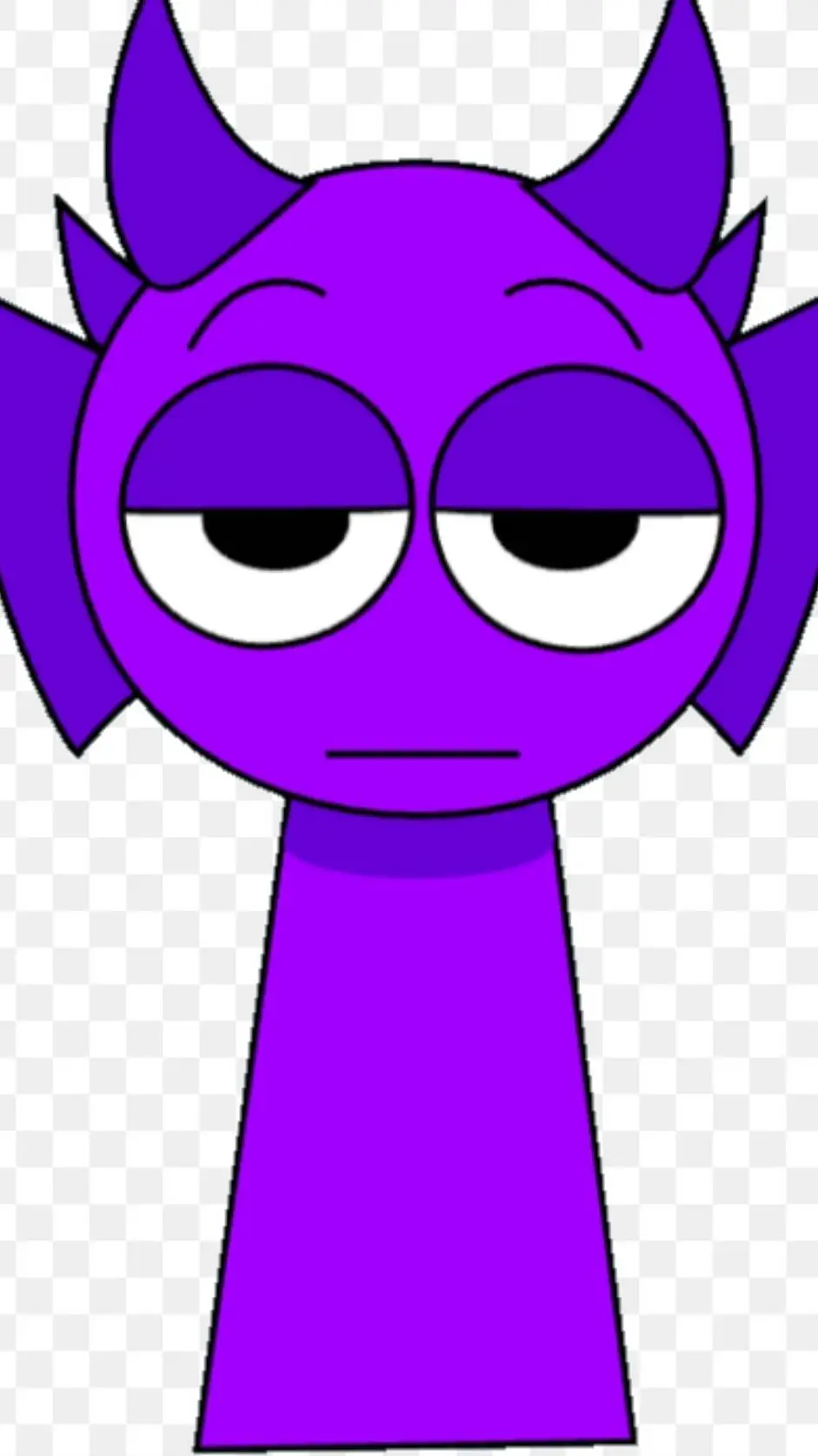 ai character: Durple (Paramixed) background