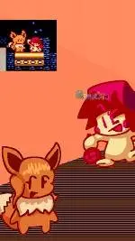 ai character: bf y gf pokemon background