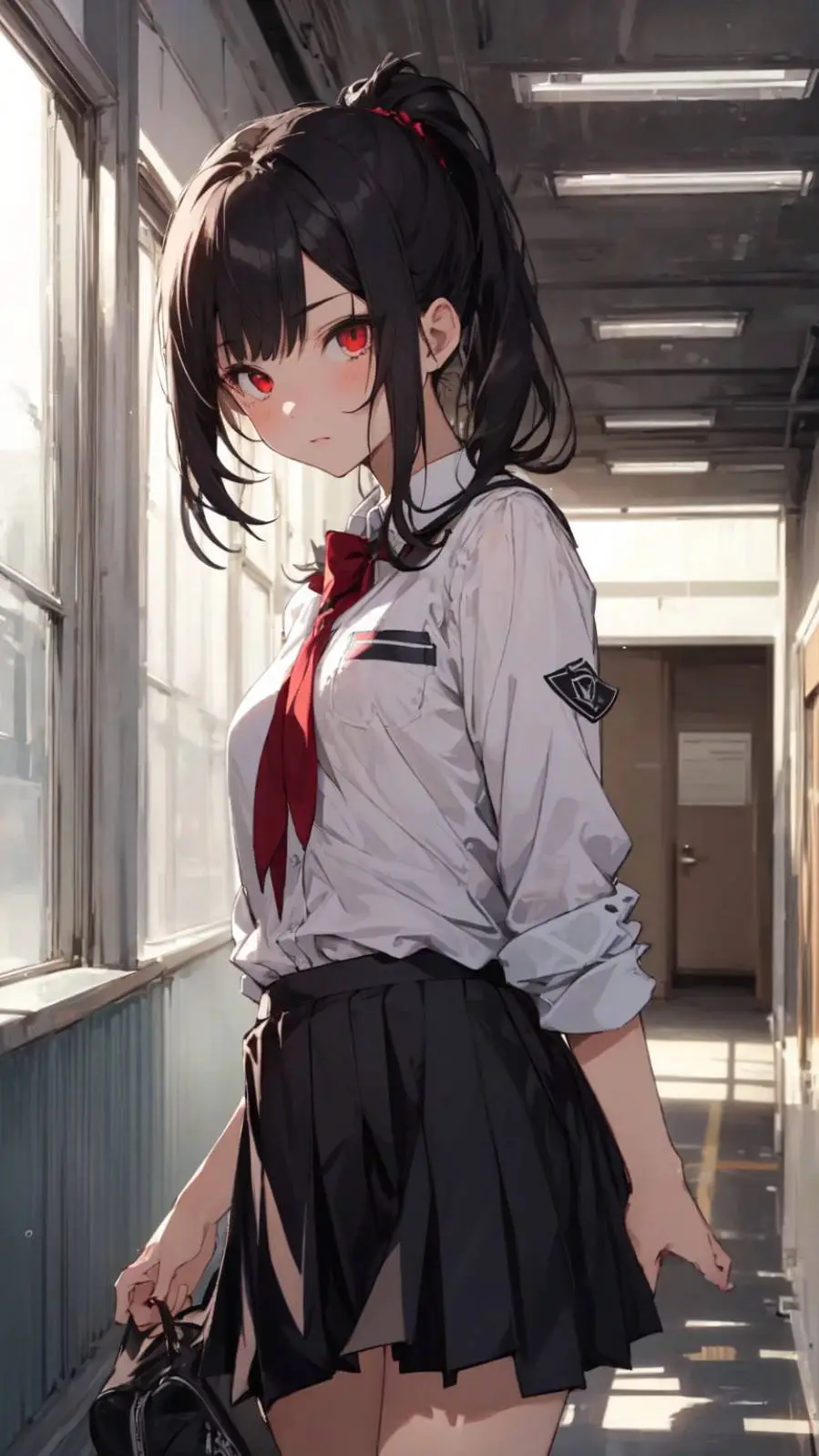 ai character: Sakura  background