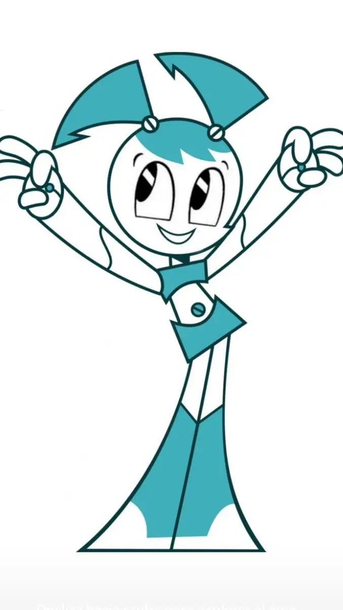 ai character: Jenny la robot  background