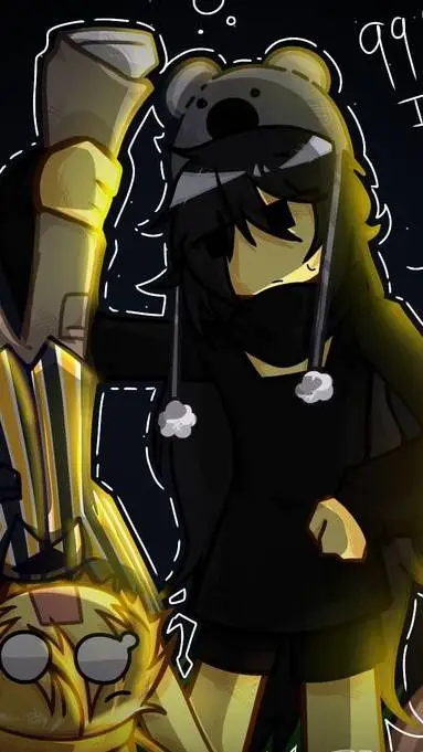 ai character: 99 in the forest  background