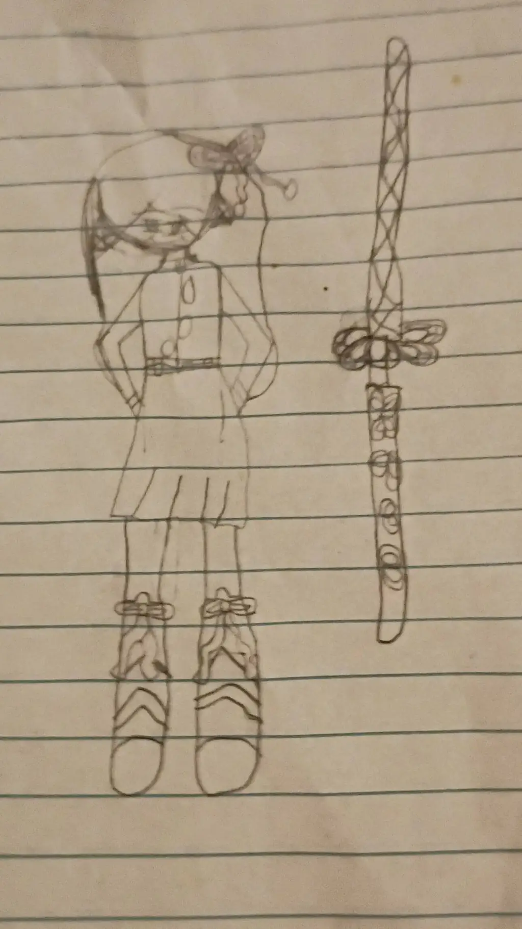 ai character: kanao x tanjiro  background