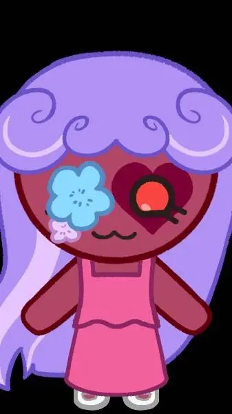 ai character: love bush cookie background