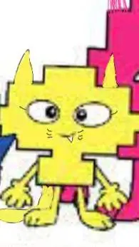 ai character: cat pinky background