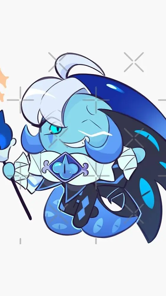 ai character: shadow milk cookie background
