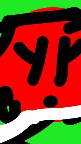 ai character: red circle  background