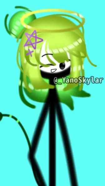 ai character: ashy  background