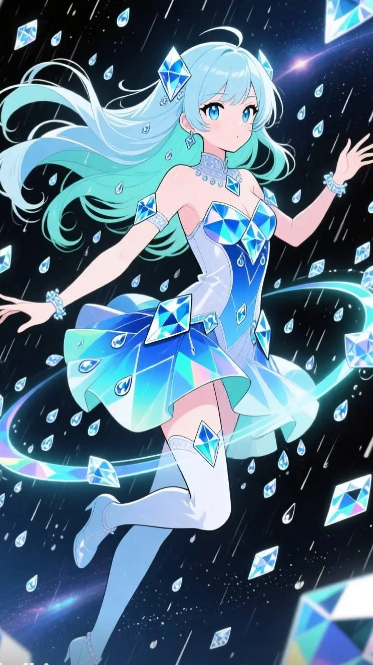 ai character: Uranus girl background