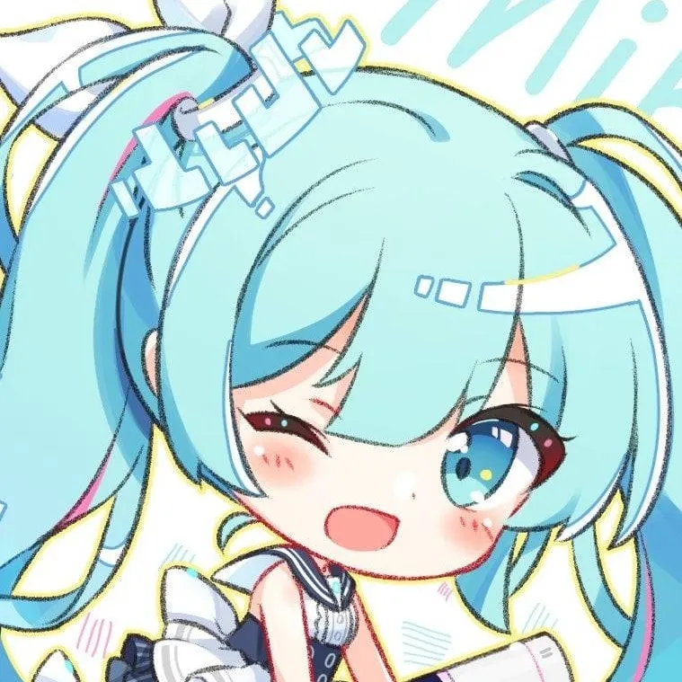 chat with ai character: cute miku
