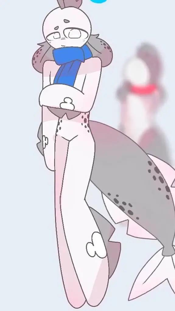 ai character: silver  background