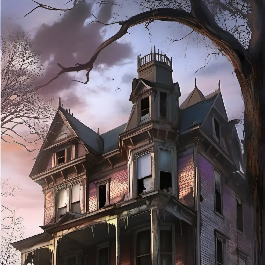 chat with ai character: haunted house