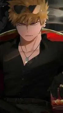 ai character: Mafia Bakugo  background