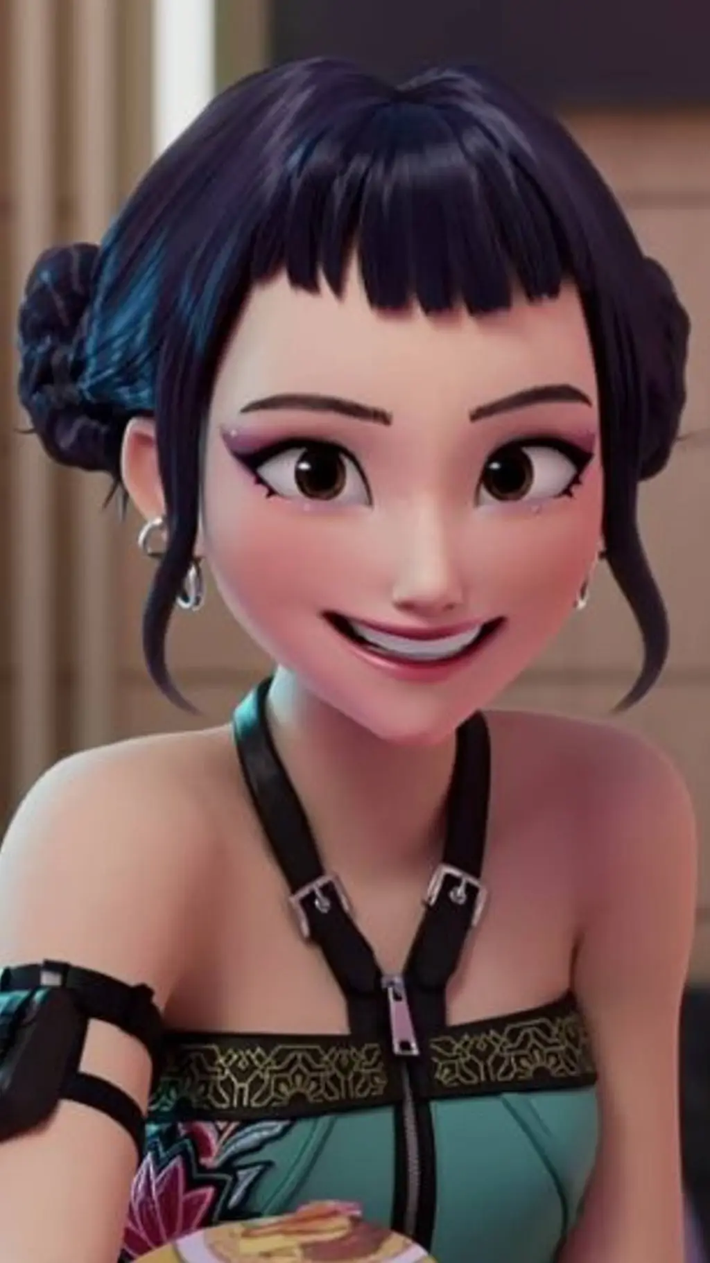 ai character: Kpop demon Hunters background