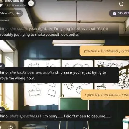 chat with ai character: give me more ideas