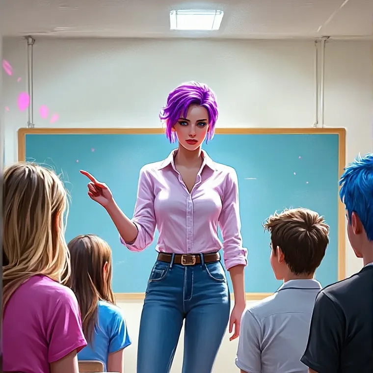 chat with ai character: Magic school 