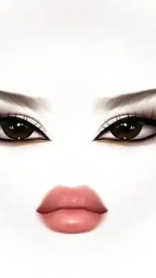 ai character: lana's face background