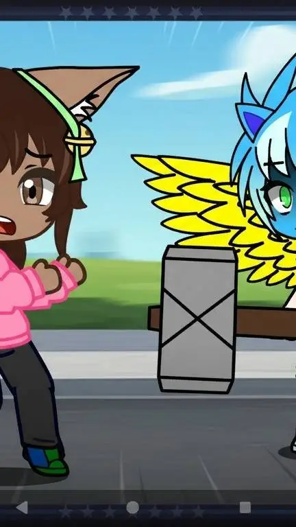 ai character: TROUBLE background