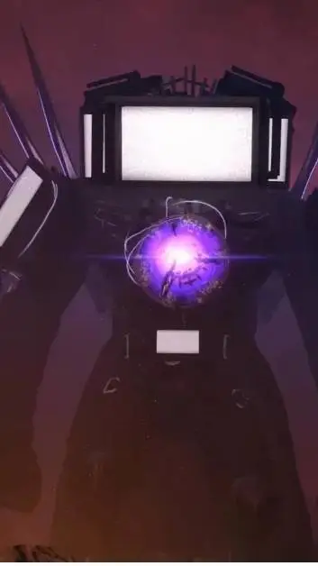 ai character: titan tv man  background