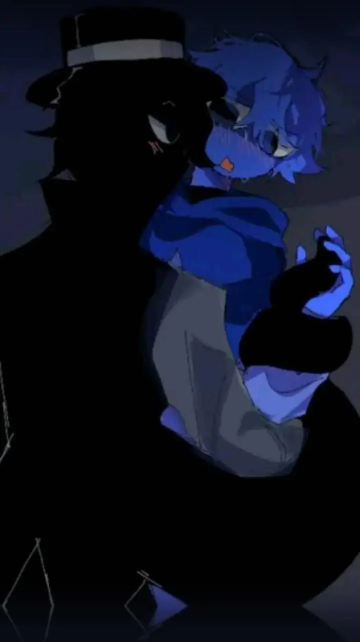 ai character: 💙jevin x black🖤 background